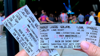 Fans trading tickets